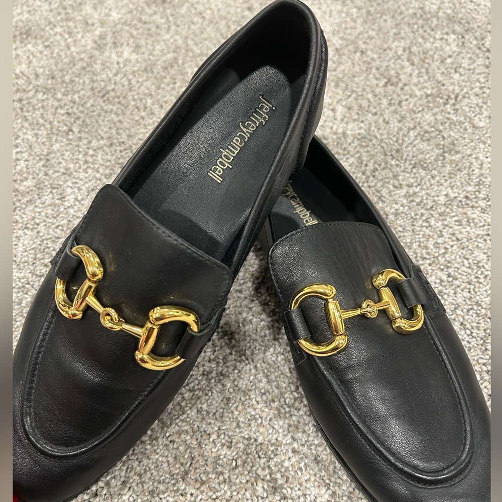 Jeffrey Campbell -Black Loafer -Size 7.5